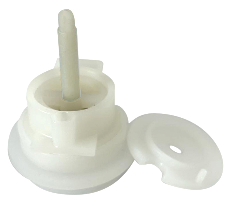 Dispositif MediGraft ouvert, chambre et piston