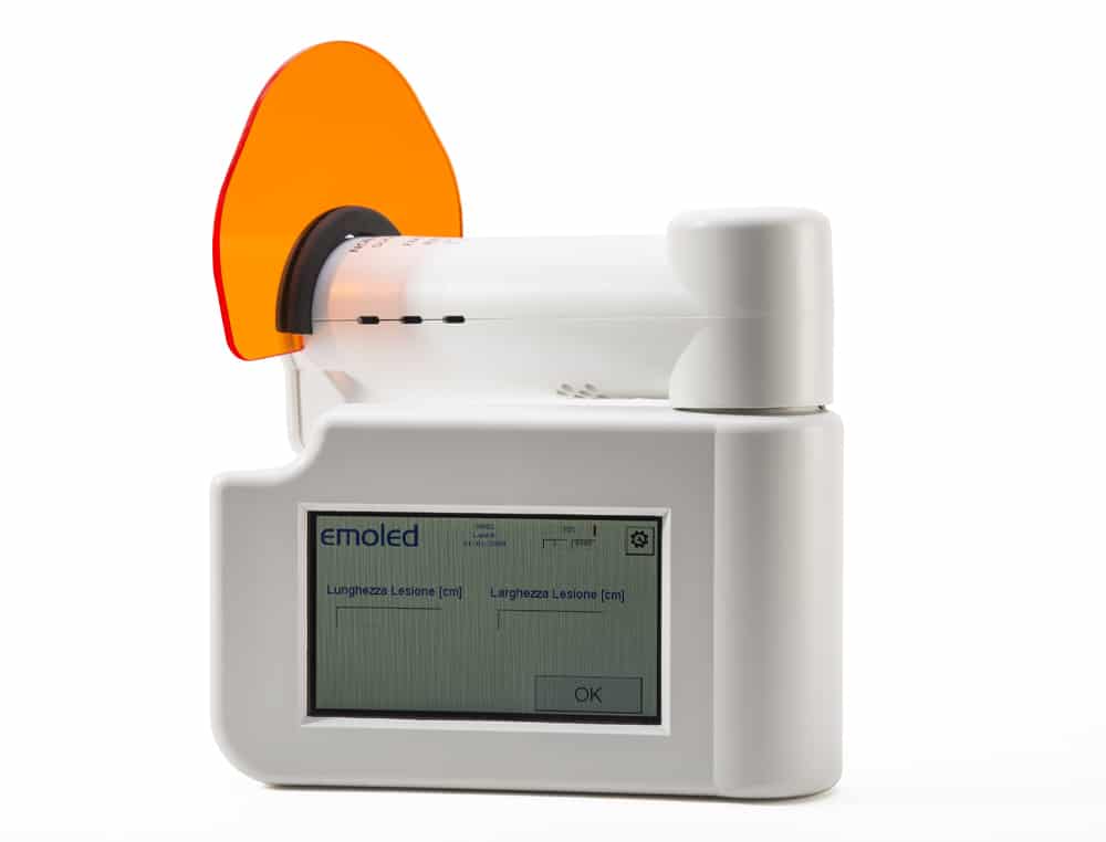 Dispositif EmoLED équipé de son écran de confort visuel orange